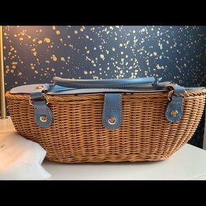 Vintage 2005 Kate Spade Wicker “Basket” Handbag